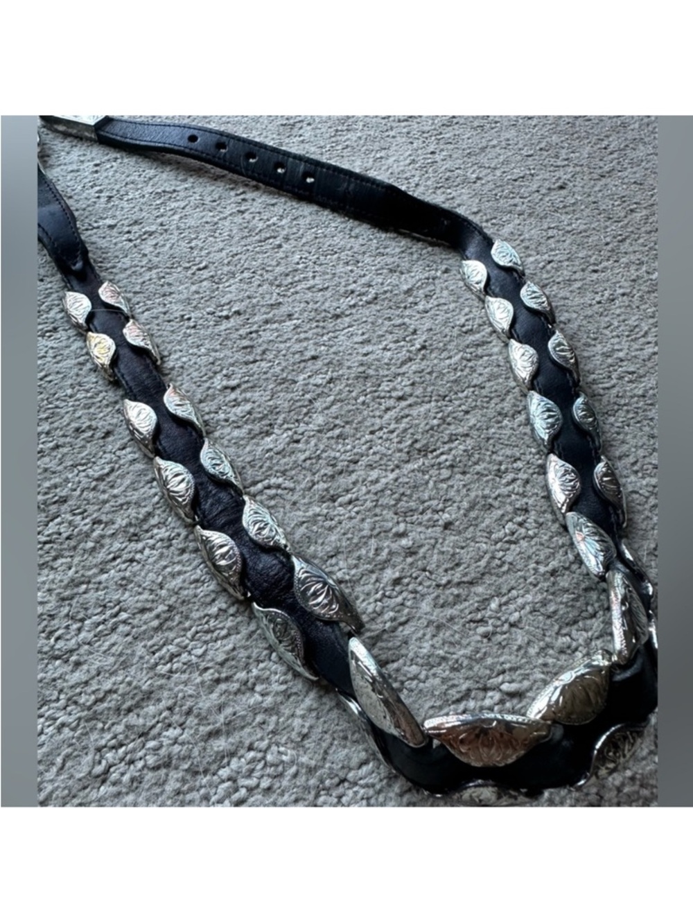 Vintage Justin leather belt